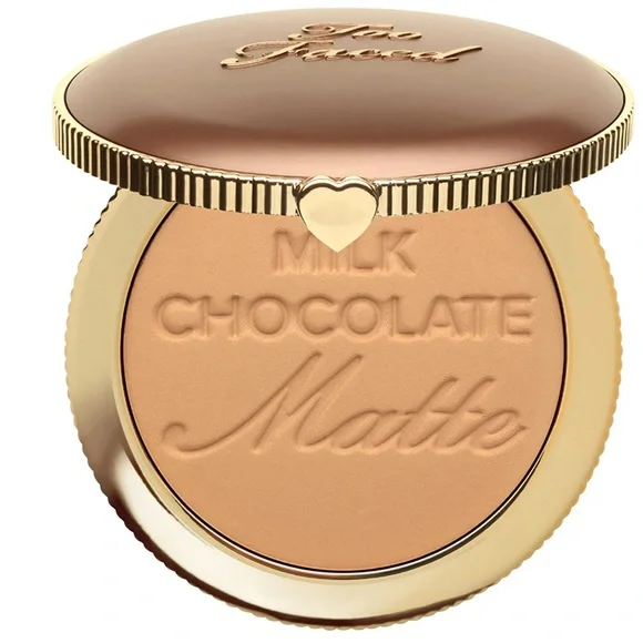 NEW FULL SIZE TOO FACED MILK CHOCOLATE SOLEIL MATTE BRONZER FOR LIGHT TO… - Picture 1 of 4
